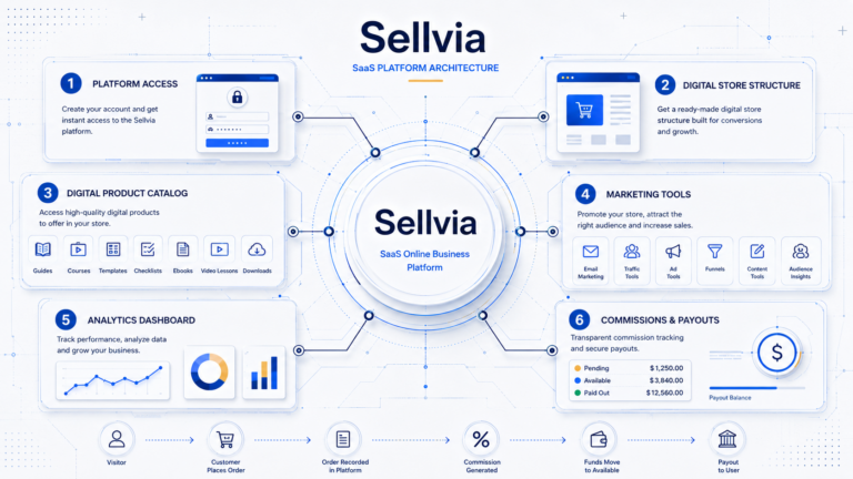 How Does Sellvia Work? A Step-by-Step Explanation of the SaaS Platform