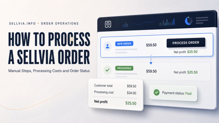 How to Process a Sellvia Order