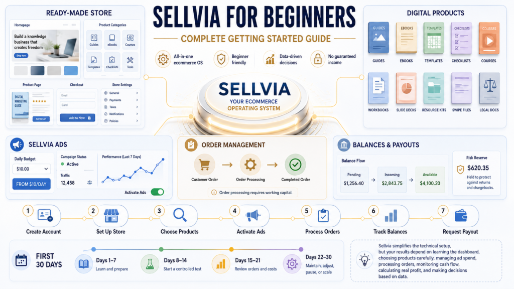 Sellvia for Beginners