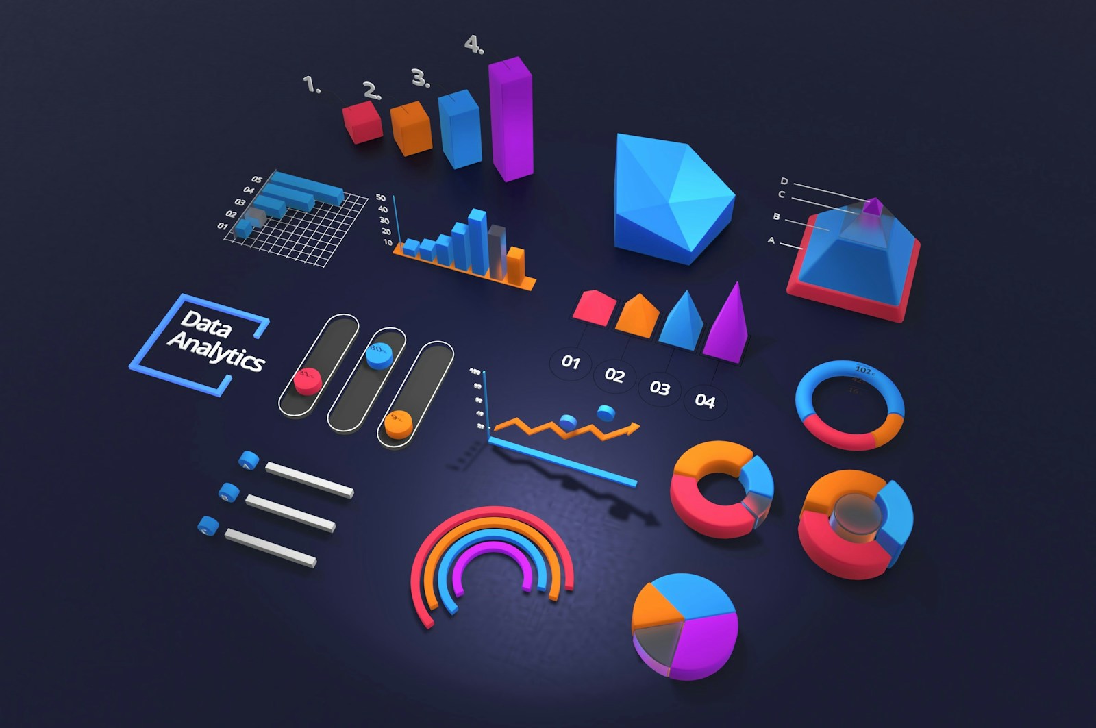 Editorial visual representing store analytics and performance data